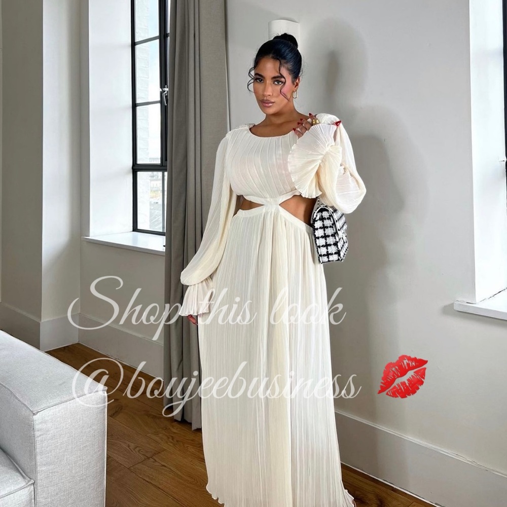 ZARA Cut Out Pleated Dress BNWT - Picture 5 of 13